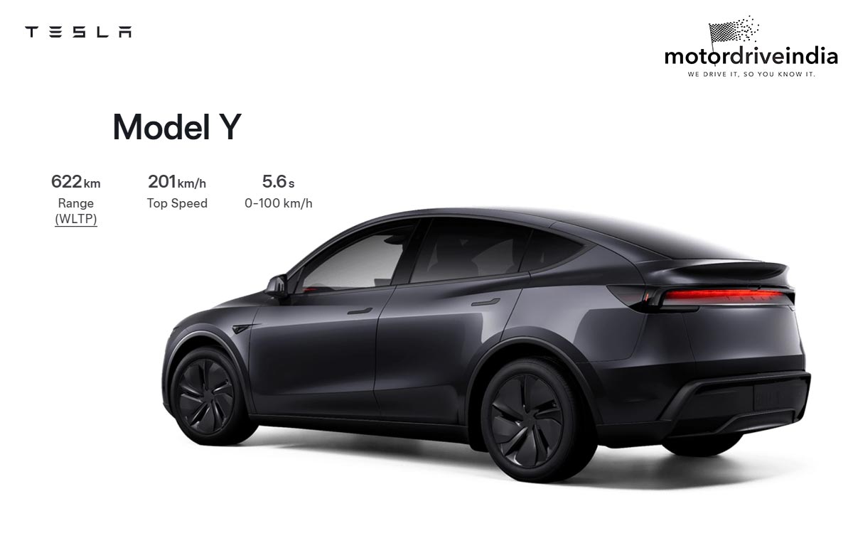 Tesla Model Y Model Range